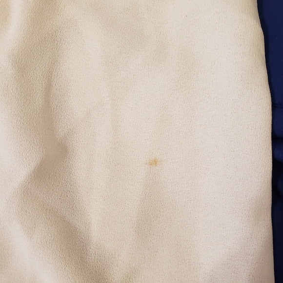 Vintage 1960s-1970s Mod White Cream Crepe Wide Leg Jumpsuit Medium Large - Picture 11 of 14